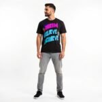 Trendynovo men's 100% cotton drop shoulder T-shirt
