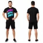 Trendynovo men's 100% cotton drop shoulder T-shirt