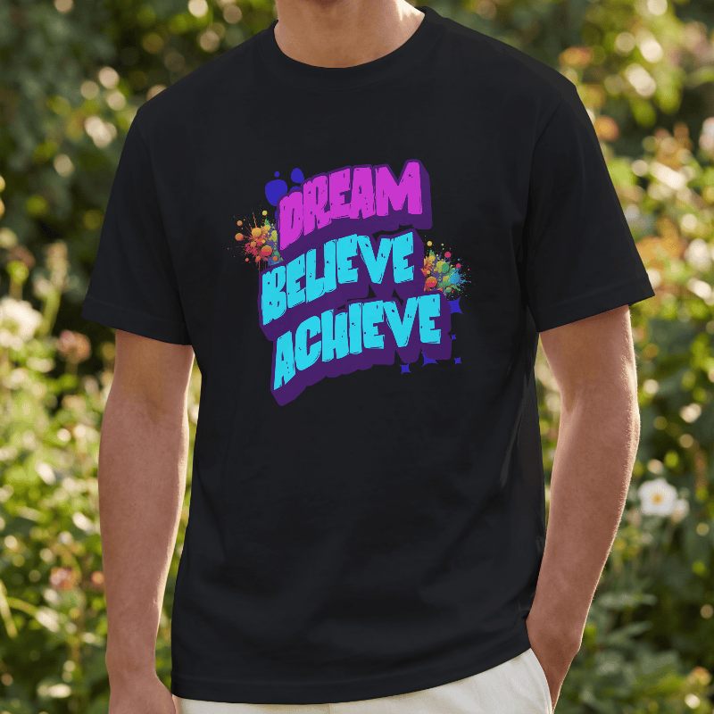 Trendynovo Motivational Quote Printed Regular Fit T-Shirt | 100% Cotton Sinker Round  Neck Tee