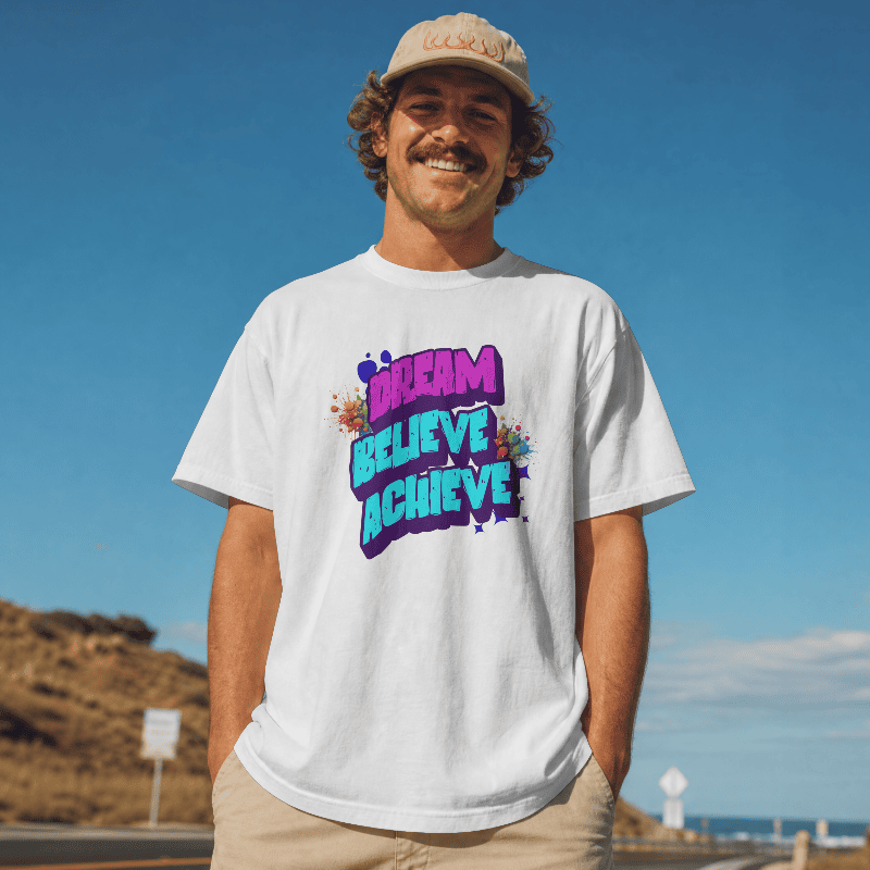 Trendynovo Motivational Quote Printed Regular Fit T-Shirt | 100% Cotton Sinker Round  Neck Tee