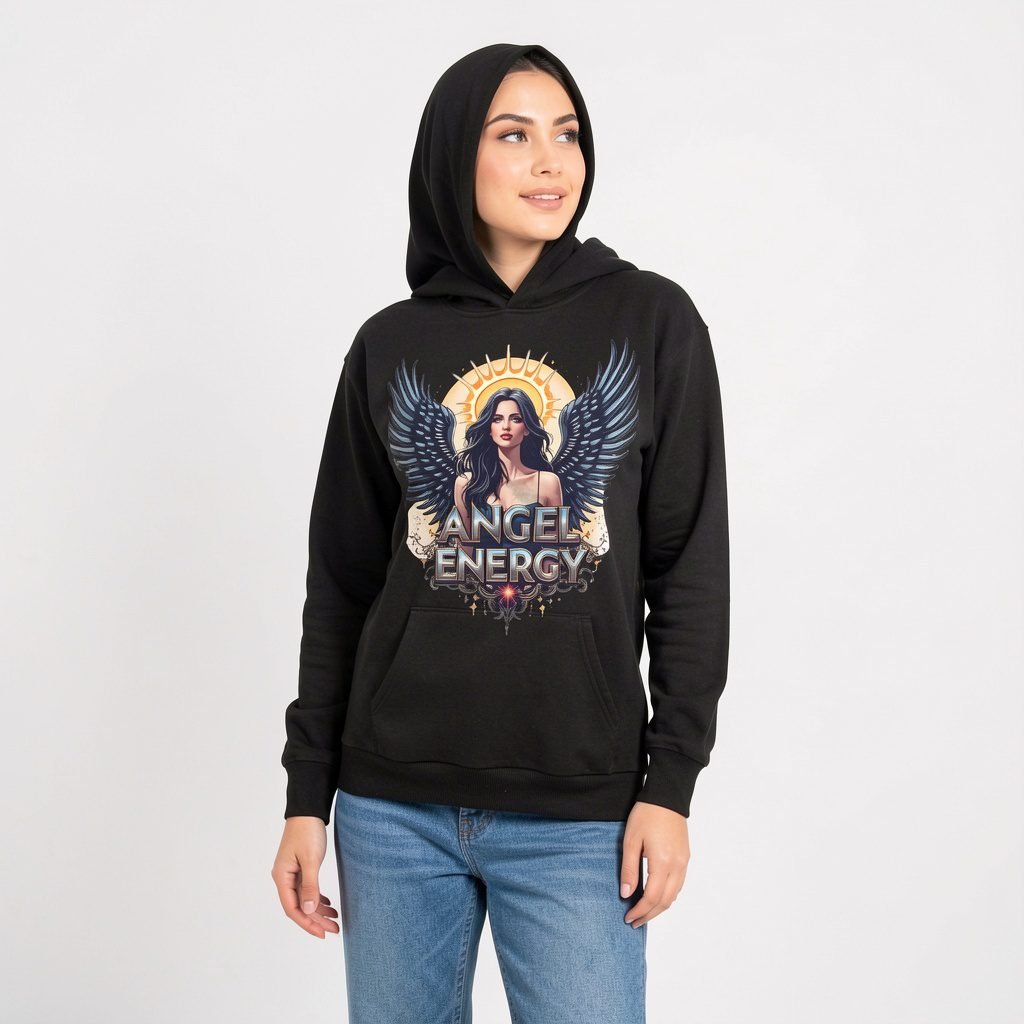 Trendynovo women’s premium printed cotton fleece hoodies