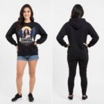Trendynovo women’s premium printed cotton fleece HOODIES