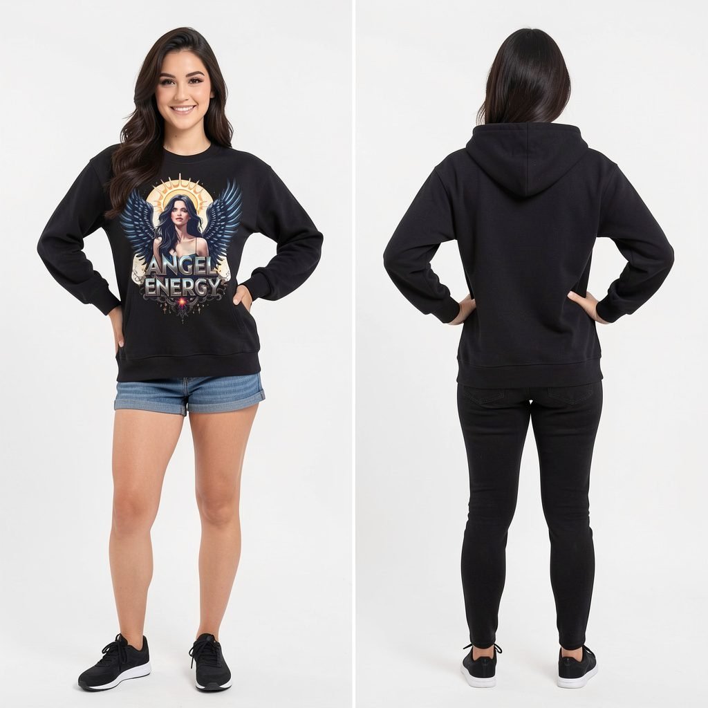 Trendynovo women’s premium printed cotton fleece HOODIES