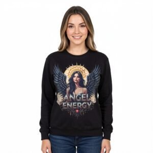 Trendynovo women’s premium printed cotton fleece sweatshirt