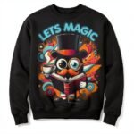 Men’s Let’s Magic Begin Printed Sweatshirt by Trendynovo