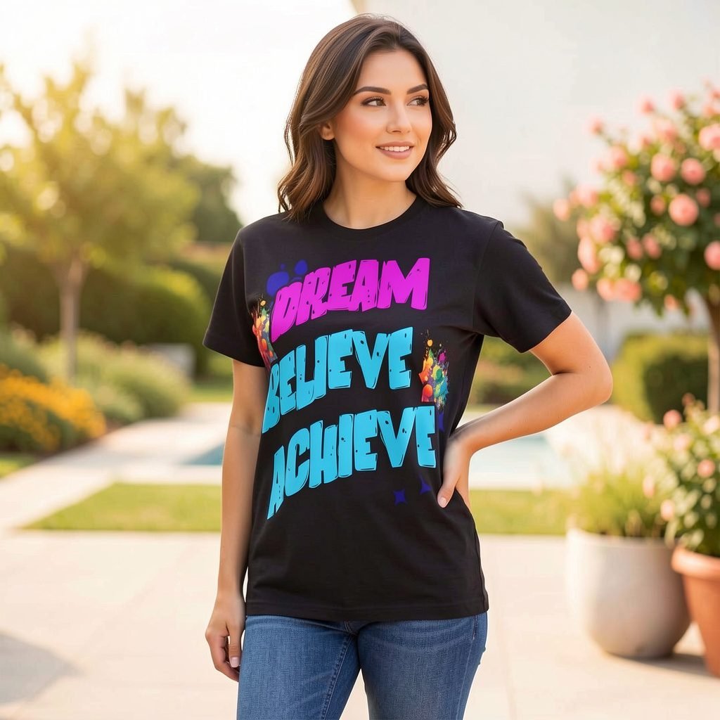 Trendynovo Women's Motivational Quote Printed T-Shirt | Regular Fit Round Neck 100% Cotton Sinker Tee