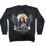 Trendynovo women’s premium printed cotton fleece sweatshirt